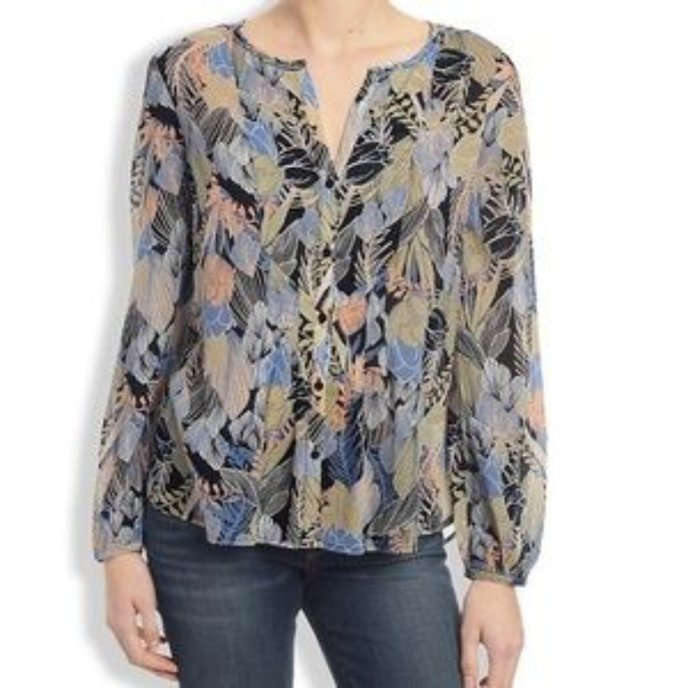 👰🏻WEDDING SALE💍 Lucky Brand Sheer Tropical Top